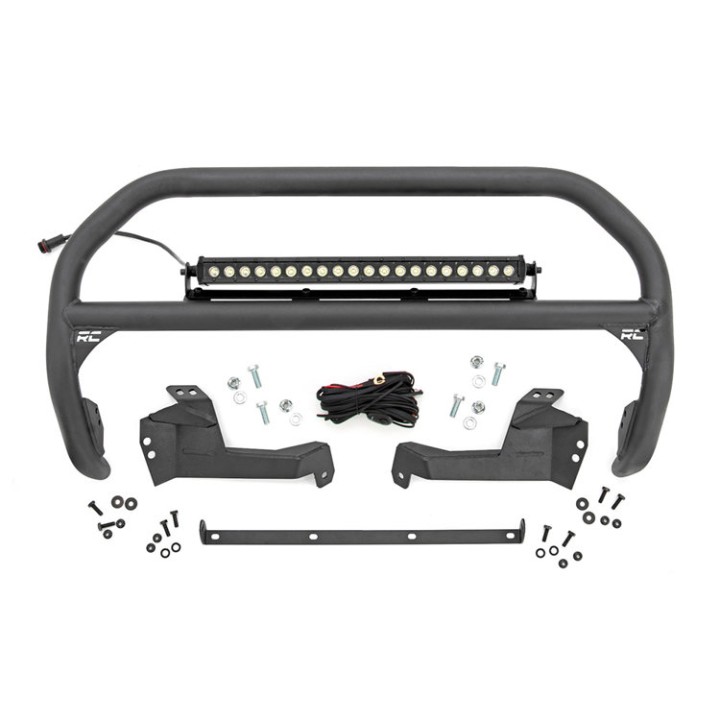 Bull bar z listwą LED Cree 20" cool white DRL Black Series Rough Country