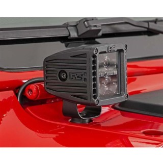 Lampy LED 2" kwadratowe Rough Country Black Series