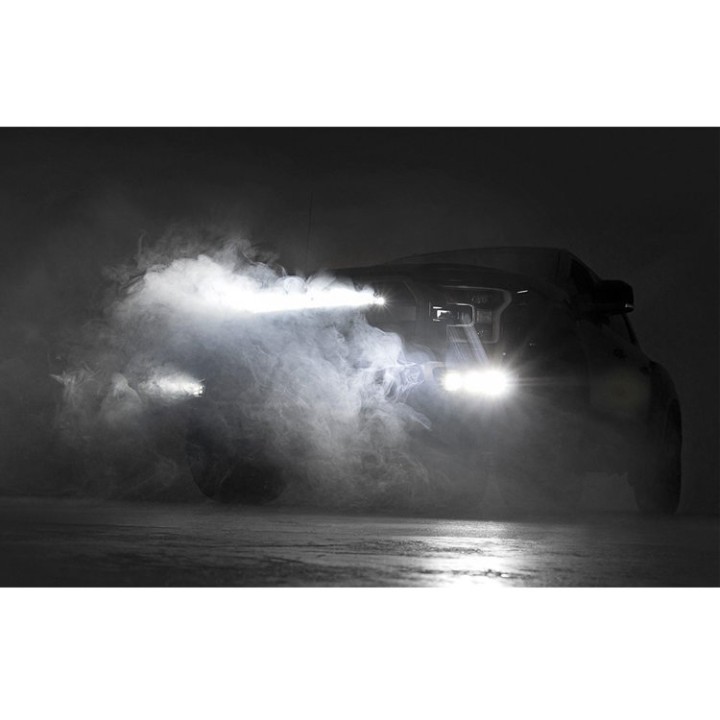 Listwa LED 30" pojedyncza zakrzywiona white DRL spot do grilla przód Rough Country Black Series