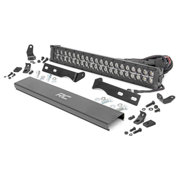 Listwa LED 20" podwójna white DRL spot/flood do zderzaka przód Rough Country Black Series