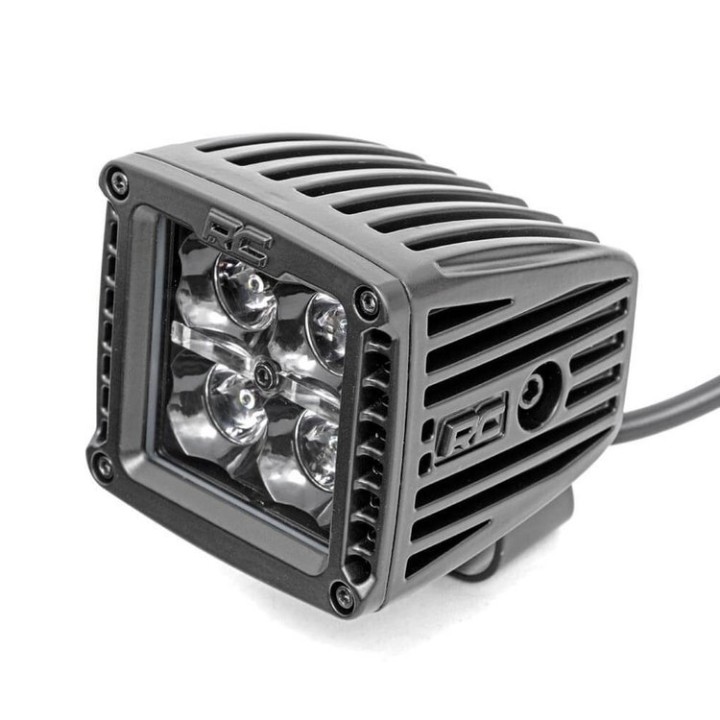 Zestaw lamp LED 2" Amber DRL Rough Country Black Series
