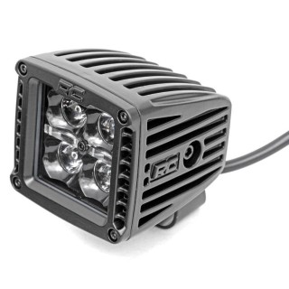 Zestaw lamp LED 2" White DRL Rough Country Black Series