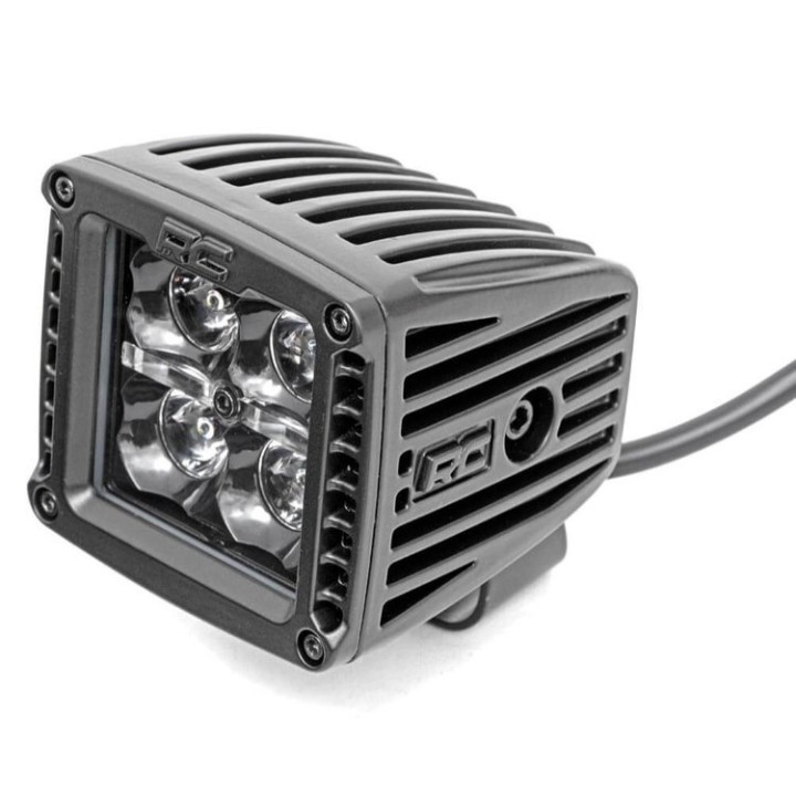 Zestaw lamp LED 2" White DRL Rough Country Black Series