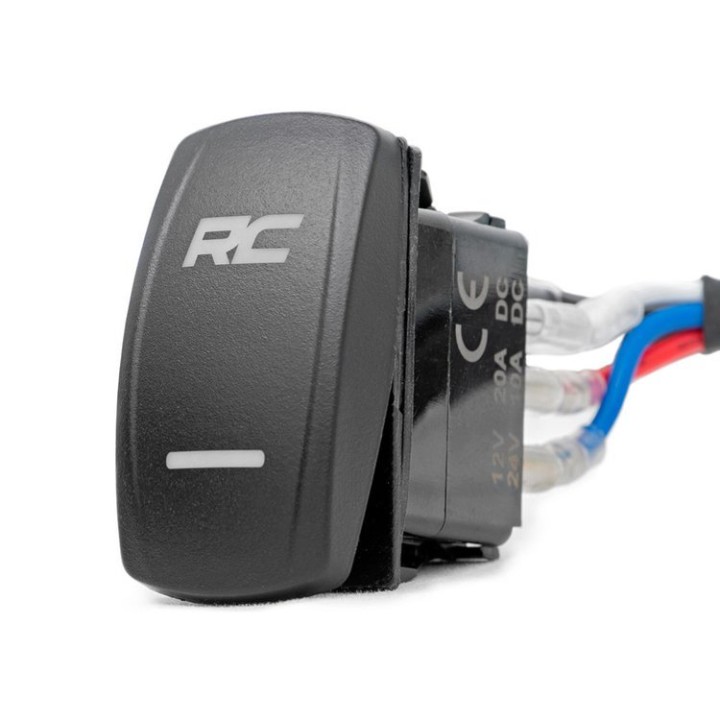 Zestaw lamp LED 2" White DRL Rough Country Black Series