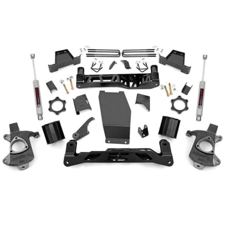 Zestaw zawieszenia do wahaczy ze stali odlewanej Rough Country Lift 6"