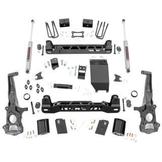 Zestaw zawieszenia dla modeli z fabrycznymi stalowymi zwrotnicami Rough Country Lift 6"