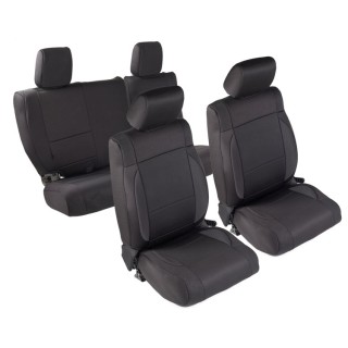Komplet pokrowców na fotele Black Sides/Black Center neopren Smittybilt