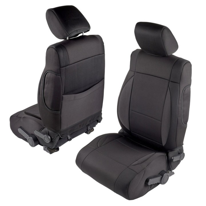 Komplet pokrowców na fotele Black Sides/Black Center neopren Smittybilt