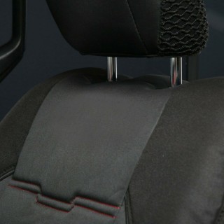 Komplet pokrowców na fotele neoprene black/black Smittybilt GEN2