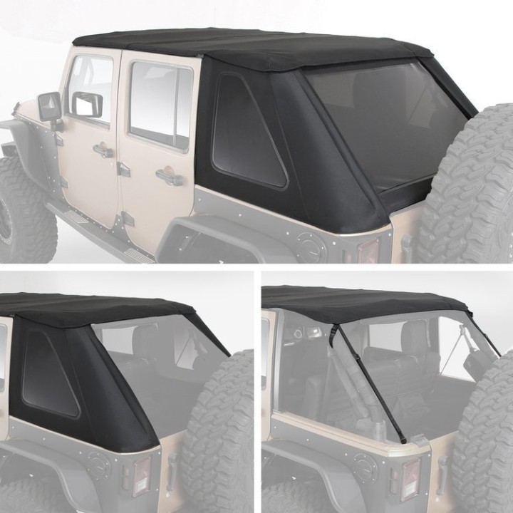 Soft top Slant Black Diamond Smittybilt 