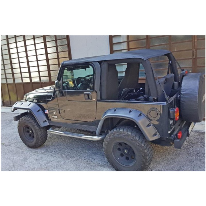 Dach miękki bezstelażowy typu Fastback z szybami Black Diamond Suntop