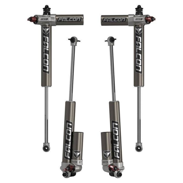 Zestaw amortyzatorów TeraFlex Falcon 3.3 Fast Adjust Piggyback Lift 1,5-2,5"