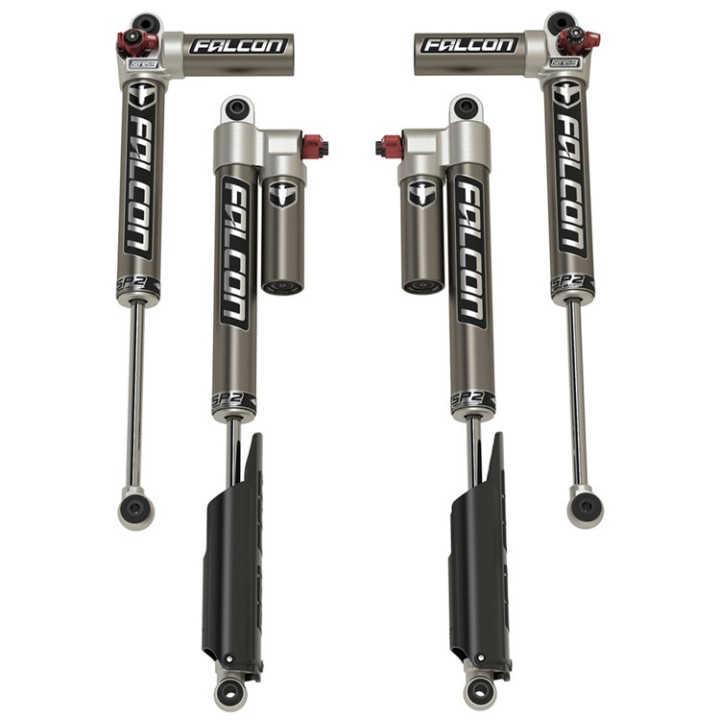 Zestaw amortyzatorów TeraFlex Falcon 3.3 Fast Adjust Piggyback Diesel Lift 3,5-4,5"