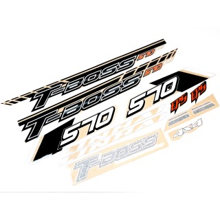 COMPLETE STICKER SET - (Non-White Plastic) T-Boss 570