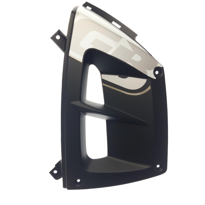 LEG SHIELD, SIDE, LH., WITH EMBLEM