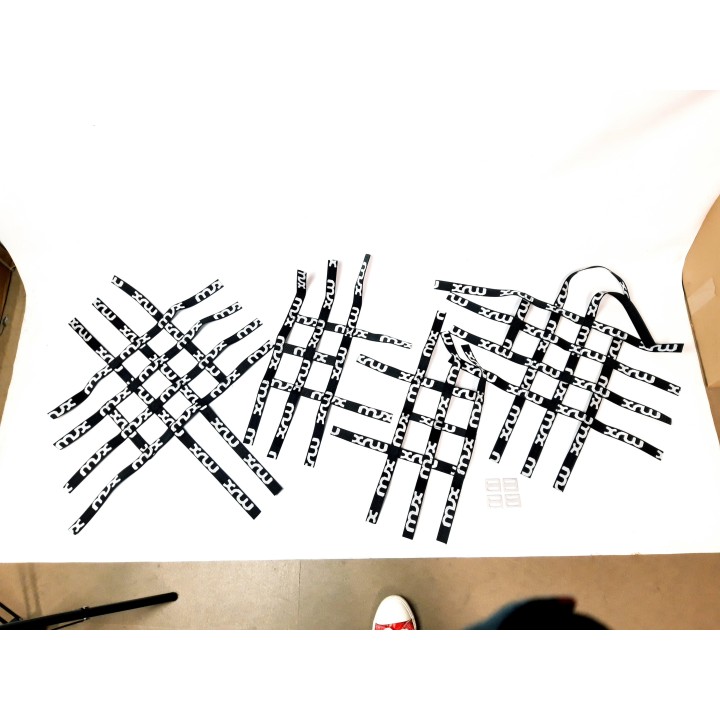 NERF BAR NETS Q1 XRW WHITE - YAMAHA YFM 700R
