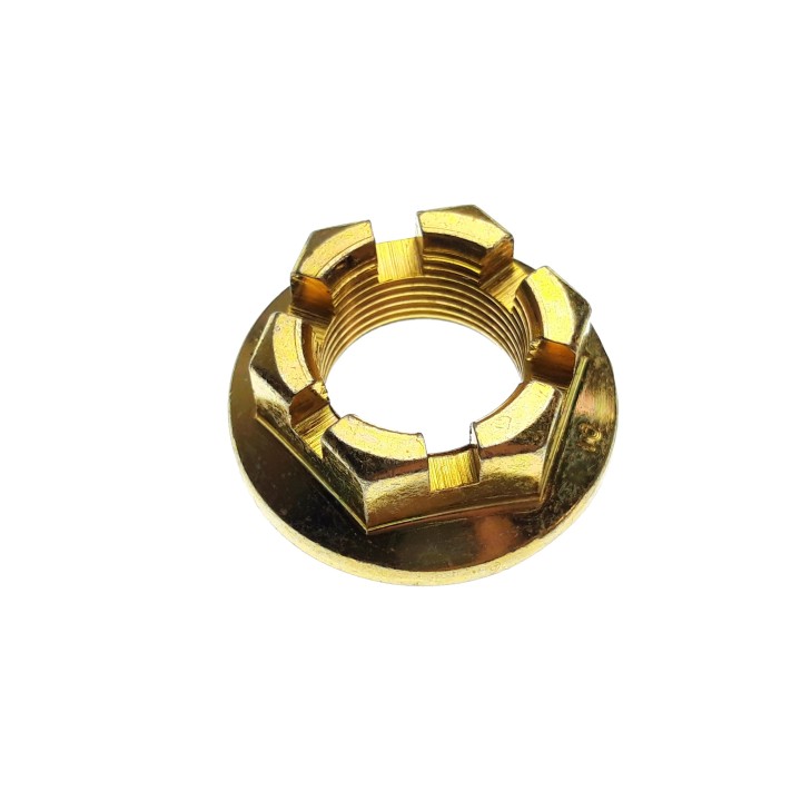 NUT, CASTLE FLANGE- M22 X 1.5