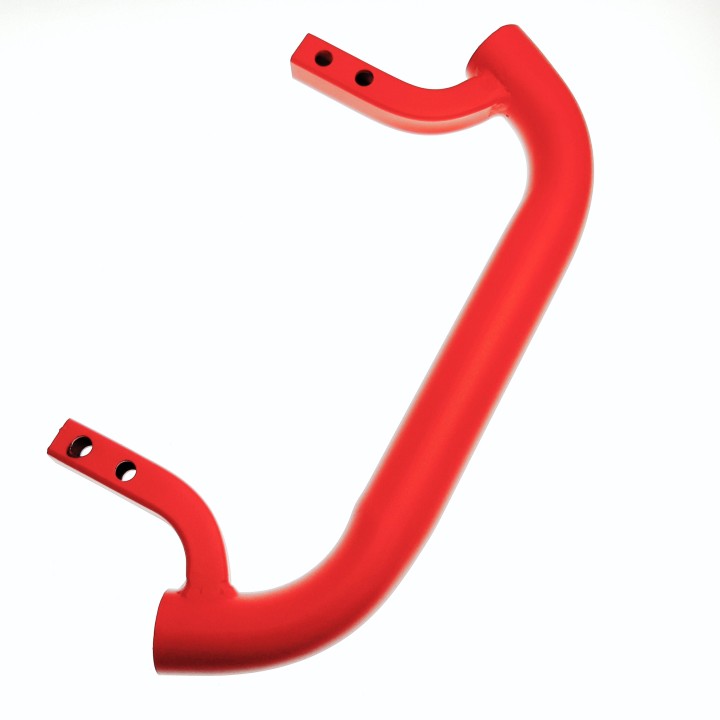 Red rear armrest assembly