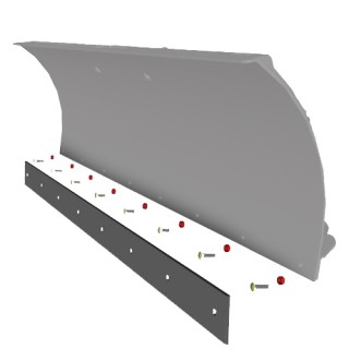 SHARK gumowa listwa do pługa 132cm