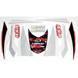 STICKERS LINHAI 400 RED