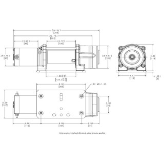 Wycigarka elektryczna - WARN DC1000 12V (ucig: 454 kg)