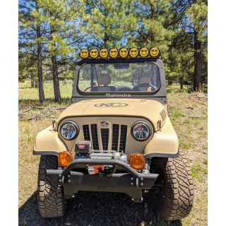 6" Pro6 Gravity® Light cover - Smiley Face Yellow / Black KC Logo