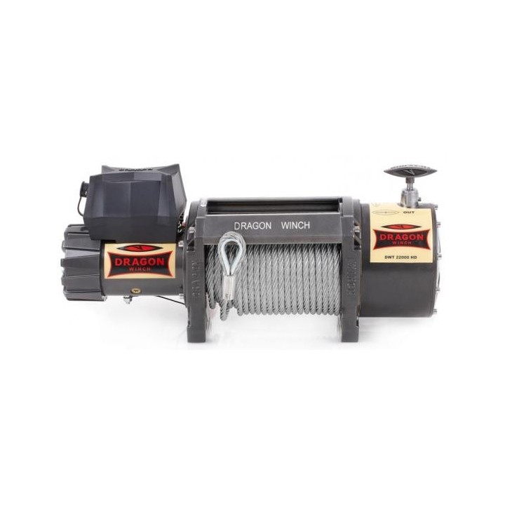 Electric Winch DWT 22000 HD Dragon Winch - Steel Cable