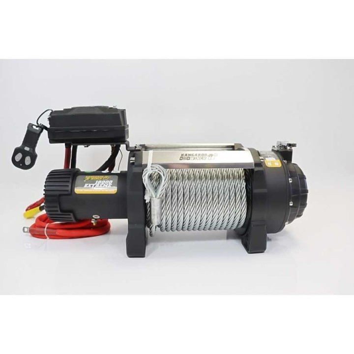 Winch Kangaroowinch K18000 Extreme 24V with steel cable