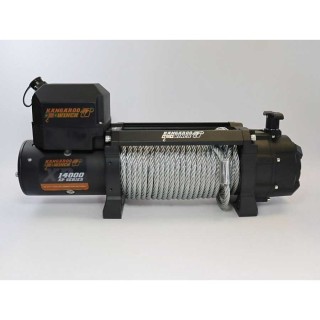 Kangaroowinch K14000 XP 24V Winch with Steel Cable