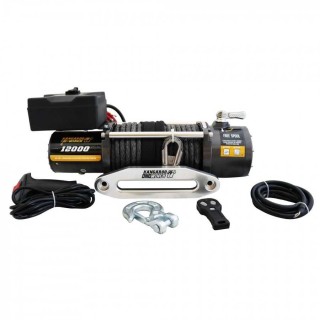 Kangaroowinch K12000 24V Winch with Synthetic Rope