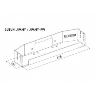 Winch Mounting Plate - Suzuki Jimny (2005 - 2012) STEELER