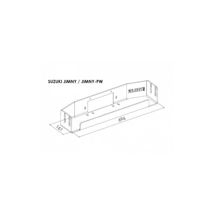 Winch Mounting Plate - Suzuki Jimny (2005 - 2012)
