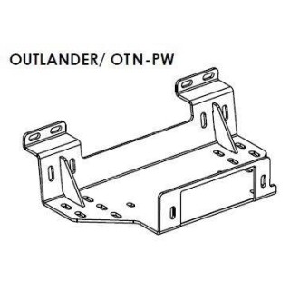 Winch Mounting Plate - Mitsubishi Outlander (2009 - 2012)