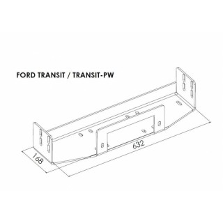Mounting Plate for Winch - Ford Transit (2006 - 2012)