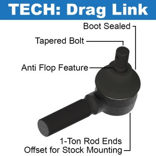 MetalCloak HD Steering System, JK Wrangler, RockSport Edition