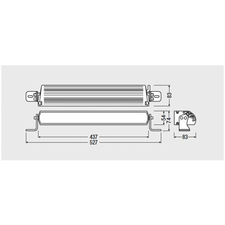 LED Light Bar Panels: Lightbar FX500-SP SM GEN 2 - Power 3930 lm Osram