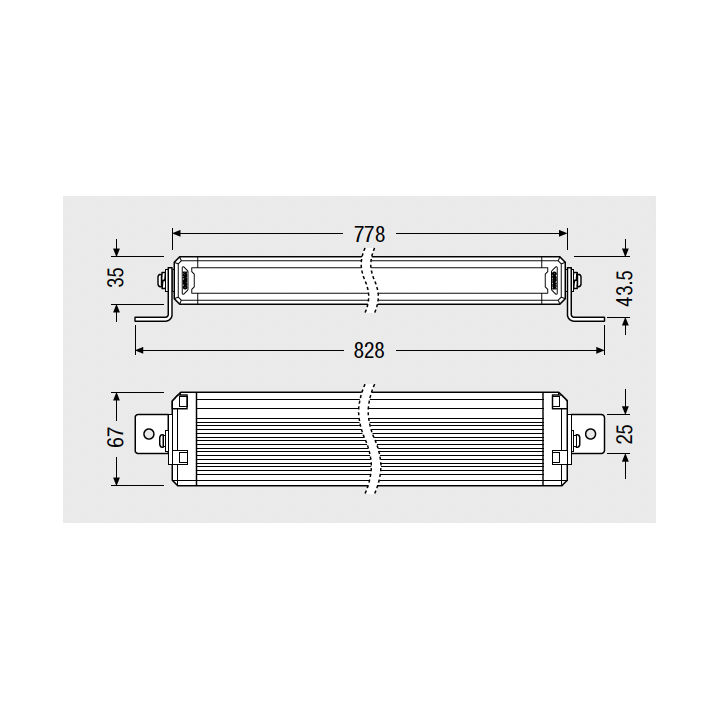 LED Light Bar Panels: Lightbar VX750-CB SR SM Ledbar Osram Panel - Best Quality