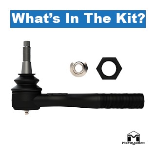 JL Wrangler | JT Gladiator Dog Leg Tie Rod End, Left Hand Thread - Passenger Side