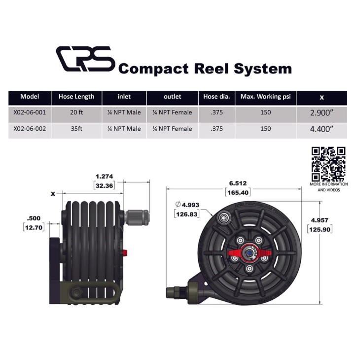 COMPACT REEL SYSTEM 20ft CRS