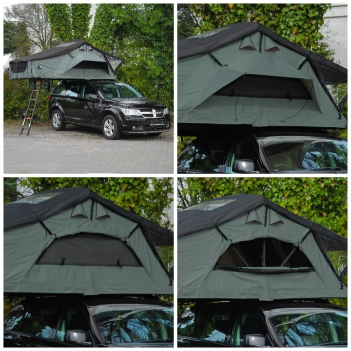 Wild Camp Missisipi II 160 Roof Tent, Green | Szekla4x4