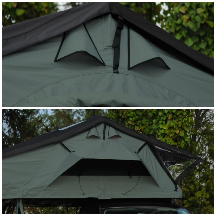 Wild Camp Missisipi II 160 Roof Tent, Green | Szekla4x4