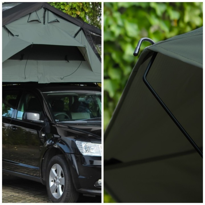 Wild Camp Missisipi II 160 Roof Tent, Green | Szekla4x4