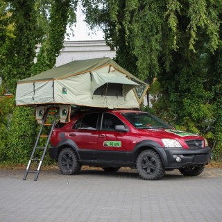 Wild Camp Hudson 160 Roof Top Tent, Green | Szekla4x4