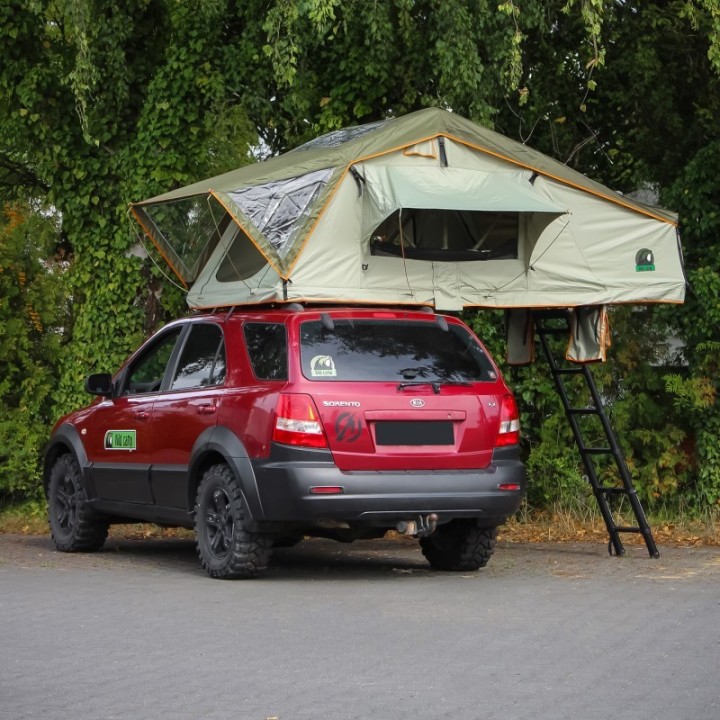 Wild Camp Hudson 160 Roof Top Tent, Green | Szekla4x4