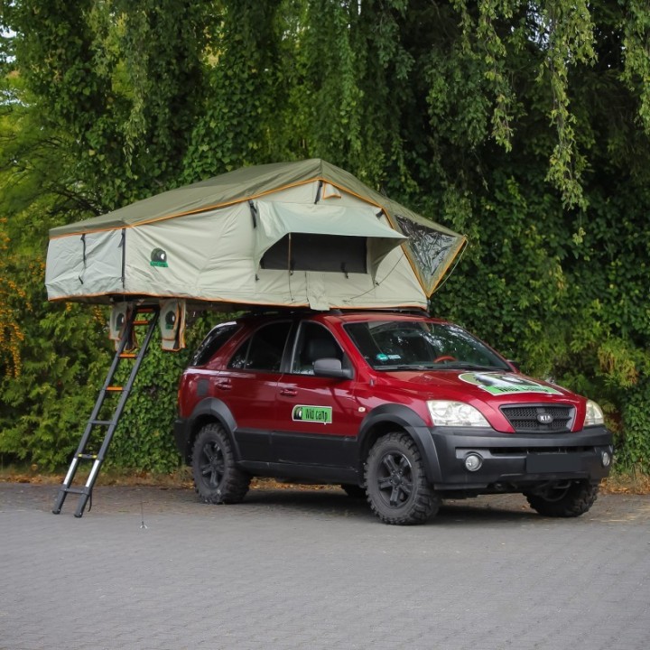 Wild Camp Hudson 160 Roof Top Tent, Green | Szekla4x4
