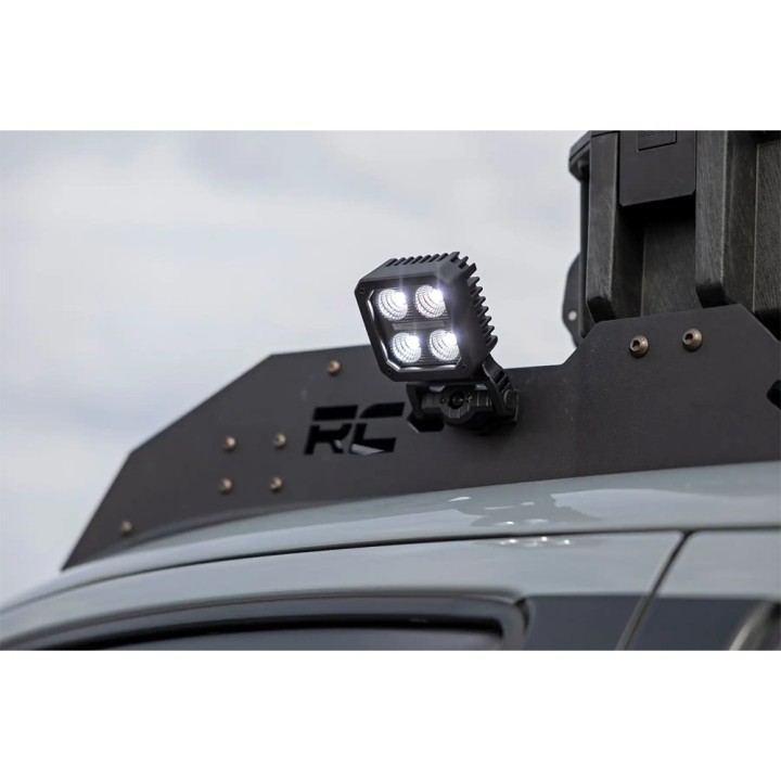 Lampy LED 2" kwadratowe Rough Country Black Series