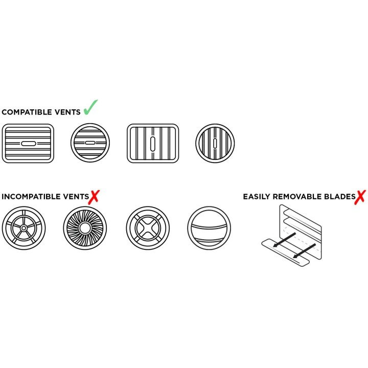 Quad Lock® Vent Car Mount