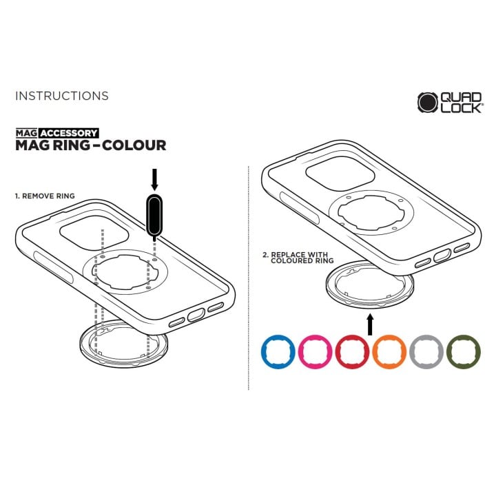 Quad Lock® MAG Ring Blue