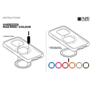 Quad Lock® MAG Ring Pink