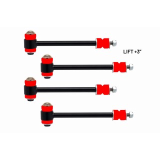 Komplet łączników stabilizatora wersja lift +3" Nissan Patrol Y60
